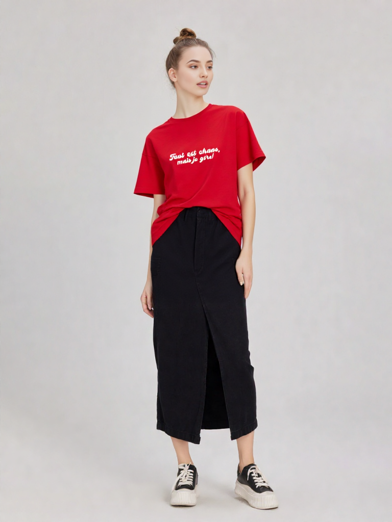 T-shirt unisexe -  Tout est chaos, mais je gère!