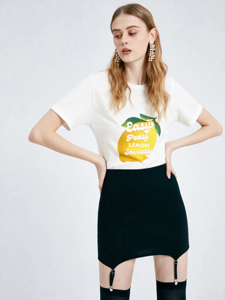 T-shirt classique unisexe - Easy Peasy Lemon Squezzy