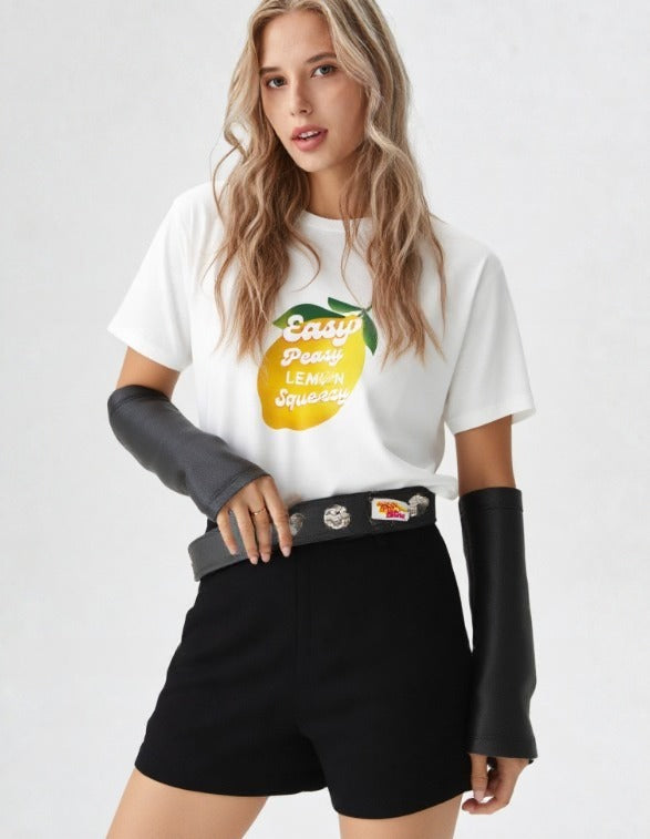 T-shirt classique unisexe - Easy Peasy Lemon Squezzy